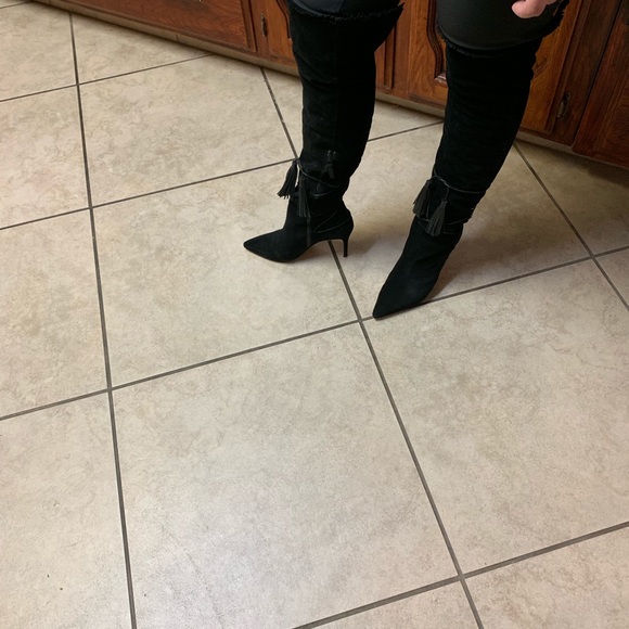 Carolina Herrera women’s boots suede size 8 - Picture 6 of 7